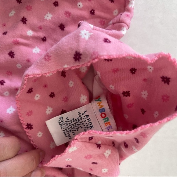 Gymboree Pink Floral Patterned Turtleneck - Picture 2 of 4